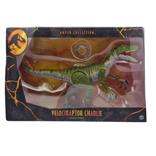 Jurassic World Amber Collection — Charlie Velociraptor 6-Inch Action Figure (Jurassic World)