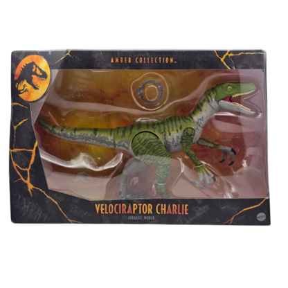 Jurassic World Amber Collection — Charlie Velociraptor 6-Inch Action Figure (Jurassic World)
