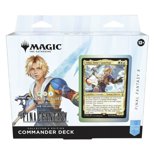 Magic: The Gathering — Universes Beyond: Final Fantasy Collector Commander Deck — Tidus, Yuna's Guardian (Counter Blitz)