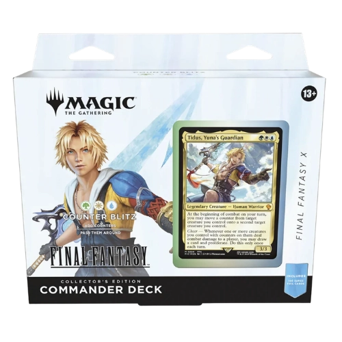 Magic: The Gathering — Universes Beyond: Final Fantasy Collector Commander Deck — Tidus, Yuna's Guardian (Counter Blitz)