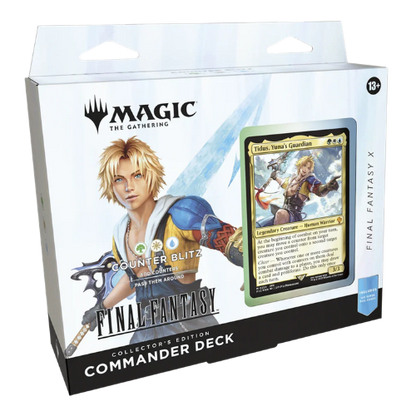 Magic: The Gathering — Universes Beyond: Final Fantasy Collector Commander Deck — Tidus, Yuna's Guardian (Counter Blitz)