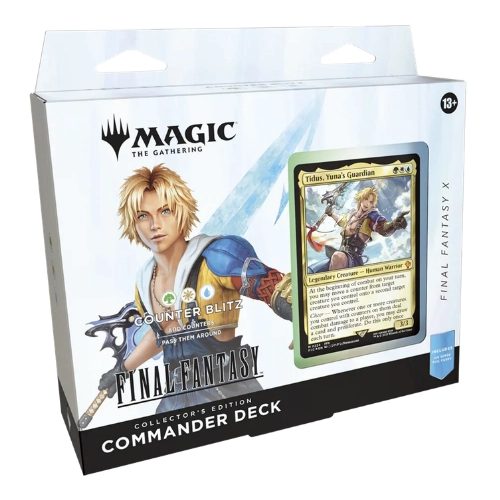 Magic: The Gathering — Universes Beyond: Final Fantasy Collector Commander Deck — Tidus, Yuna's Guardian (Counter Blitz)