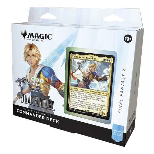 Magic: The Gathering — Universes Beyond: Final Fantasy Collector Commander Deck — Tidus, Yuna's Guardian (Counter Blitz)