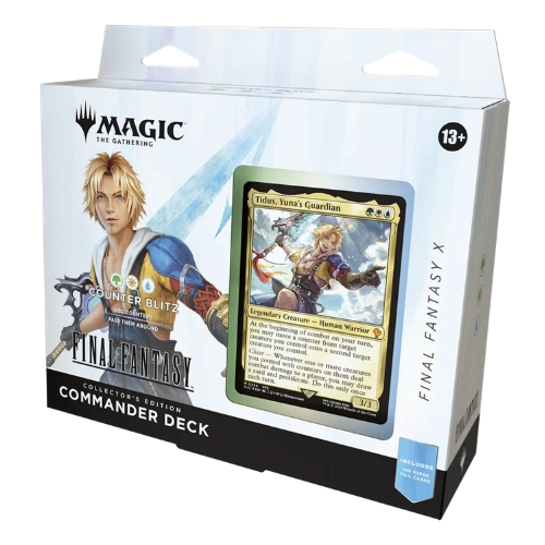 Magic: The Gathering — Universes Beyond: Final Fantasy Collector Commander Deck — Tidus, Yuna's Guardian (Counter Blitz)