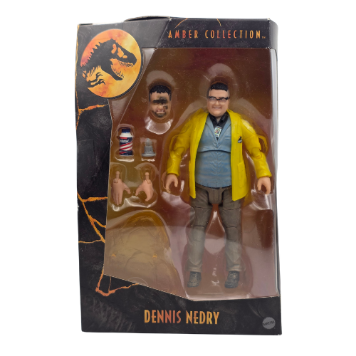 Jurassic World Amber Collection — Dennis Nedry 6-Inch Action Figure (Jurassic Park)