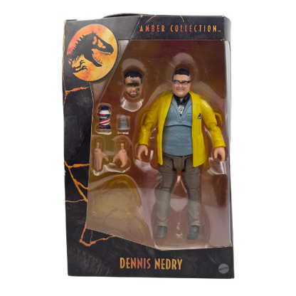 Jurassic World Amber Collection — Dennis Nedry 6-Inch Action Figure (Jurassic Park)