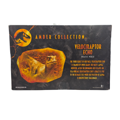 Jurassic World Amber Collection — Echo Velociraptor 6-Inch Action Figure (Jurassic World)