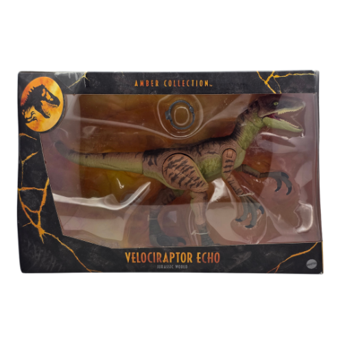 Jurassic World Amber Collection — Echo Velociraptor 6-Inch Action Figure (Jurassic World)