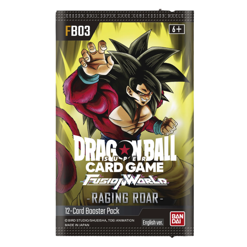 Dragon Ball Super Card Game — Fusion World Raging Roar Booster Box [FB-03]