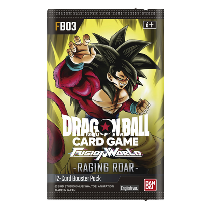 Dragon Ball Super Card Game — Fusion World Raging Roar Booster Box [FB-03]