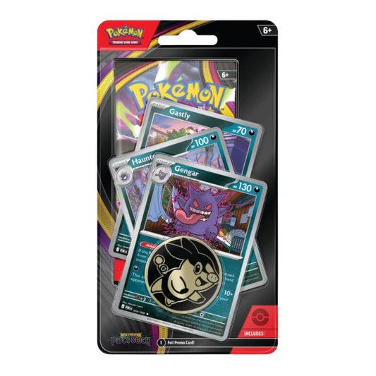 Pokémon TCG: Mega Evolution — Pitch Black Premium Checklane Blister — Gengar