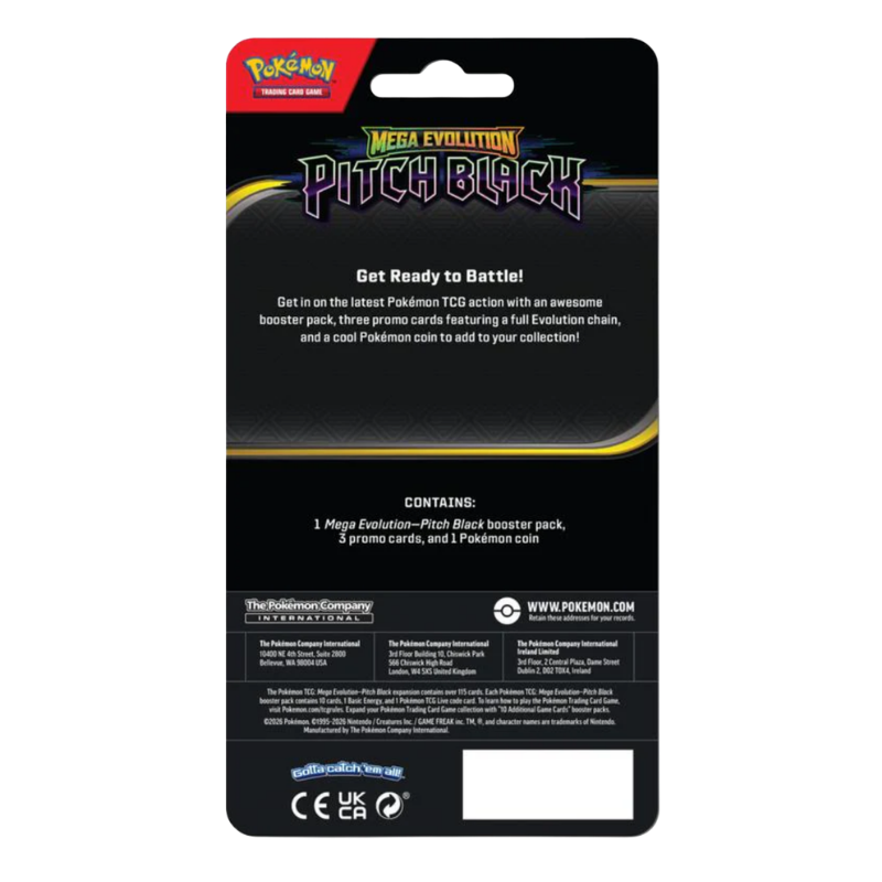 Pokémon TCG: Mega Evolution — Pitch Black Premium Checklane Blister — Gengar