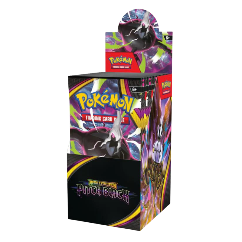 Pokémon TCG: Mega Evolution — Pitch Black Half Booster Box (18 Packs)