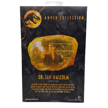 Jurassic World Amber Collection — Dr. Ian Malcolm 1st Edition 6.5-Inch Action Figure (Jurassic Park)