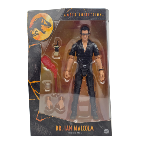 Jurassic World Amber Collection — Dr. Ian Malcolm 1st Edition 6.5-Inch Action Figure (Jurassic Park)