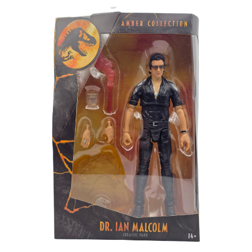 Jurassic World Amber Collection — Dr. Ian Malcolm 6.5-Inch Action Figure 2nd Edition (Jurassic Park)
