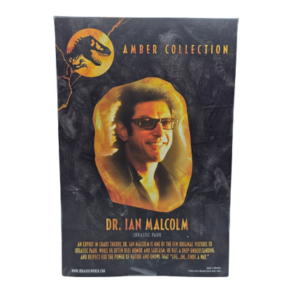 Jurassic World Amber Collection — Dr. Ian Malcolm 6.5-Inch Action Figure 2nd Edition (Jurassic Park)