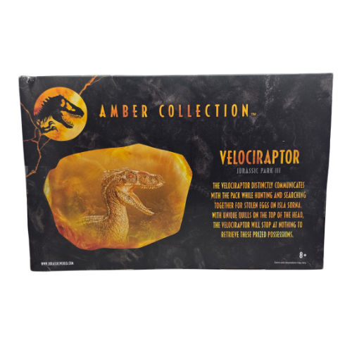 Jurassic World Amber Collection — Velociraptor 6-Inch Action Figure (Jurassic Park III)