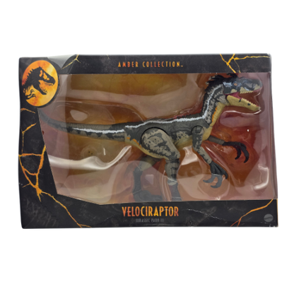 Jurassic World Amber Collection — Velociraptor 6-Inch Action Figure (Jurassic Park III)