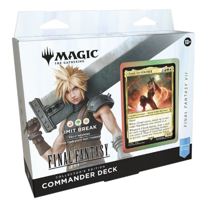 Magic: The Gathering — Universes Beyond: Final Fantasy Collector Commander Deck — Cloud, Ex-SOLDIER (Limit Break)