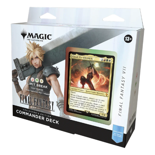Magic: The Gathering — Universes Beyond: Final Fantasy Collector Commander Deck — Cloud, Ex-SOLDIER (Limit Break)