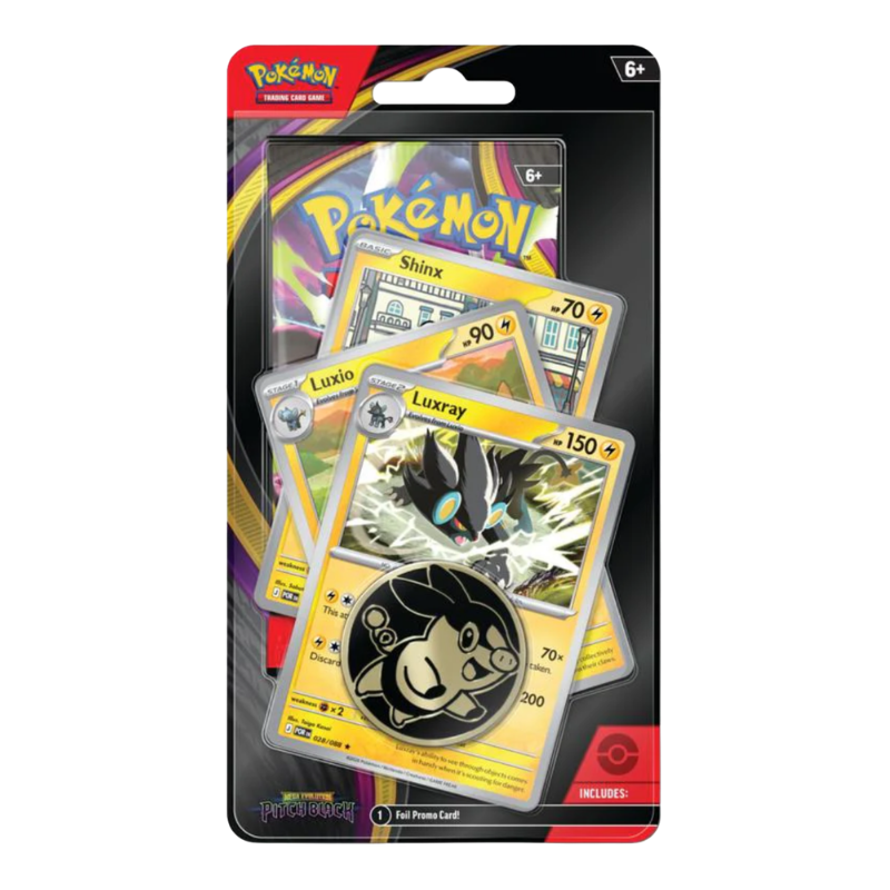 Pokémon TCG: Mega Evolution — Pitch Black Premium Checklane Blister — Luxray
