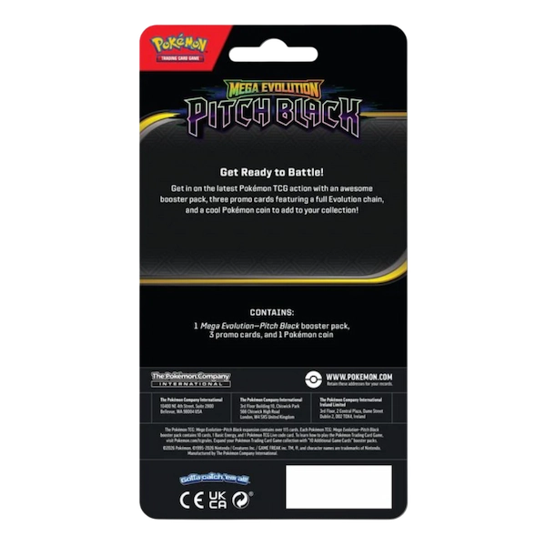 Pokémon TCG: Mega Evolution — Pitch Black Premium Checklane Blister (Luxray)