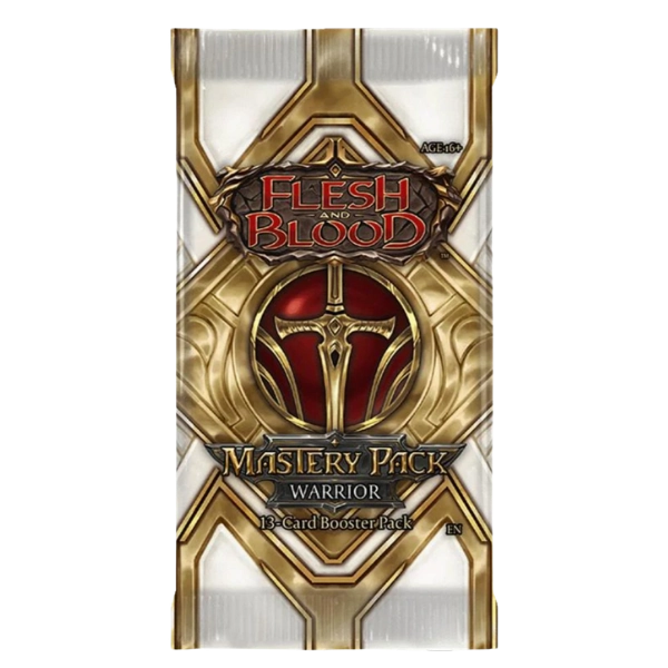 ⚔️ Flesh & Blood — Mastery Pack Warrior Booster Pack (12 Count) (Pre-Order)