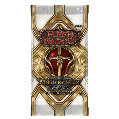 ⚔️ Flesh & Blood — Mastery Pack Warrior Booster Pack (12 Count) (Pre-Order)