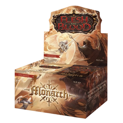 👑 Flesh & Blood — Monarch First Edition Booster Display (24 Packs)