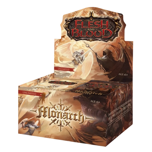 👑 Flesh & Blood — Monarch First Edition Booster Display (24 Packs)