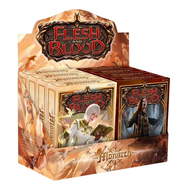 👑 Flesh & Blood — Monarch Blitz Deck Display (8 Decks)