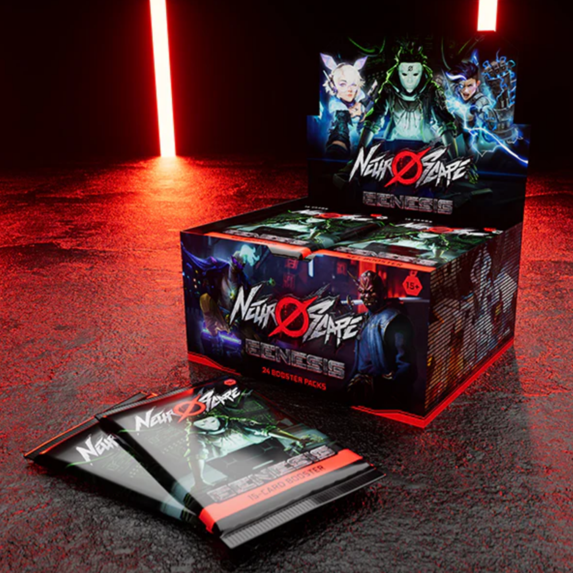 Neuroscape TCG — Genesis Unlimited: Booster Display (24 Packs) (Pre-Order)