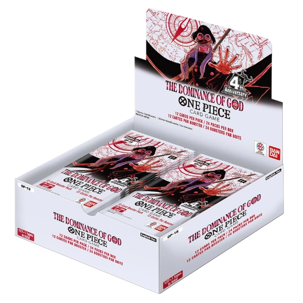 One Piece Card Game — OP-18 The Dominance of God Booster Box (24 Packs)