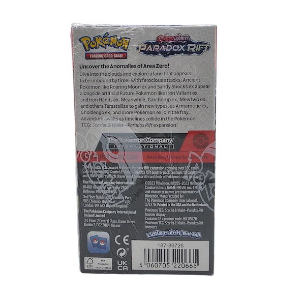 Pokémon TCG — Paradox Rift Half Booster Box (18 Packs)