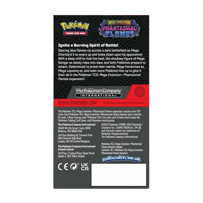 Pokémon TCG — Phantasmal Flames Half Booster Box (18 Packs)