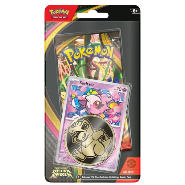 Pokémon TCG — Mega Evolution: Delta Reign — Checklane Blister: Spritzee