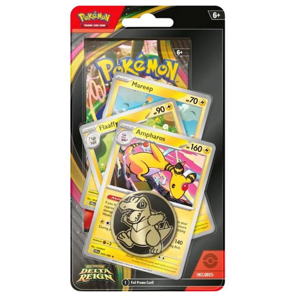 Pokémon TCG — Mega Evolution: Delta Reign — Premium Checklane Blister: Ampharos