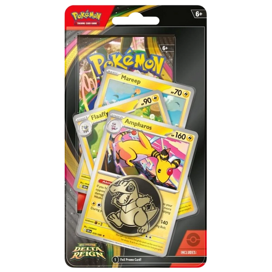 Pokémon TCG — Mega Evolution: Delta Reign — Premium Checklane Blister: Ampharos