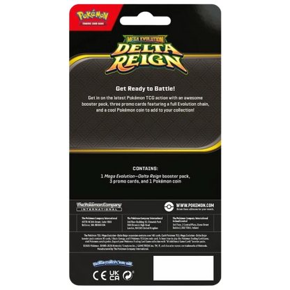 Pokémon TCG — Mega Evolution: Delta Reign — Premium Checklane Blister: Ampharos