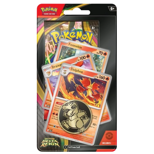 Pokémon TCG — Mega Evolution: Delta Reign — Premium Checklane Blister: Delphox
