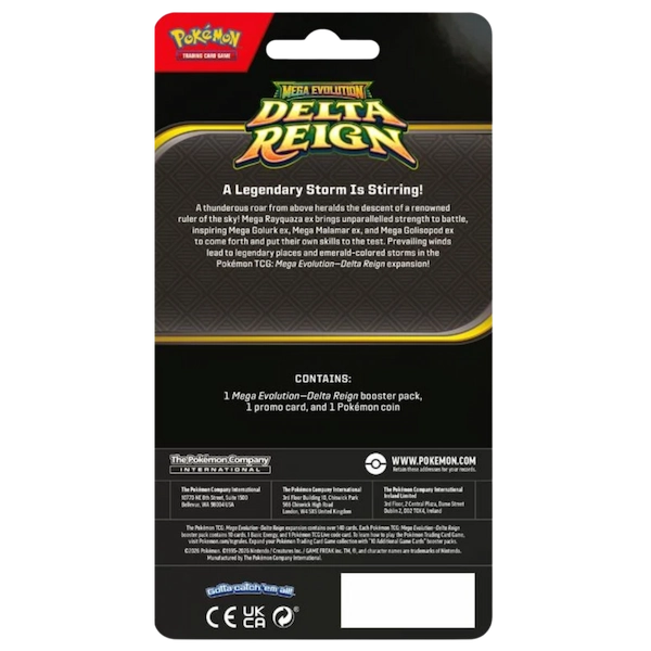 Pokémon TCG — Mega Evolution: Delta Reign — Premium Checklane Blister: Delphox