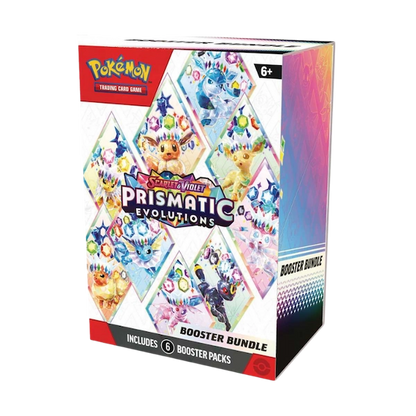 Pokémon TCG: Prismatic Evolutions Booster Bundle (6 Packs)