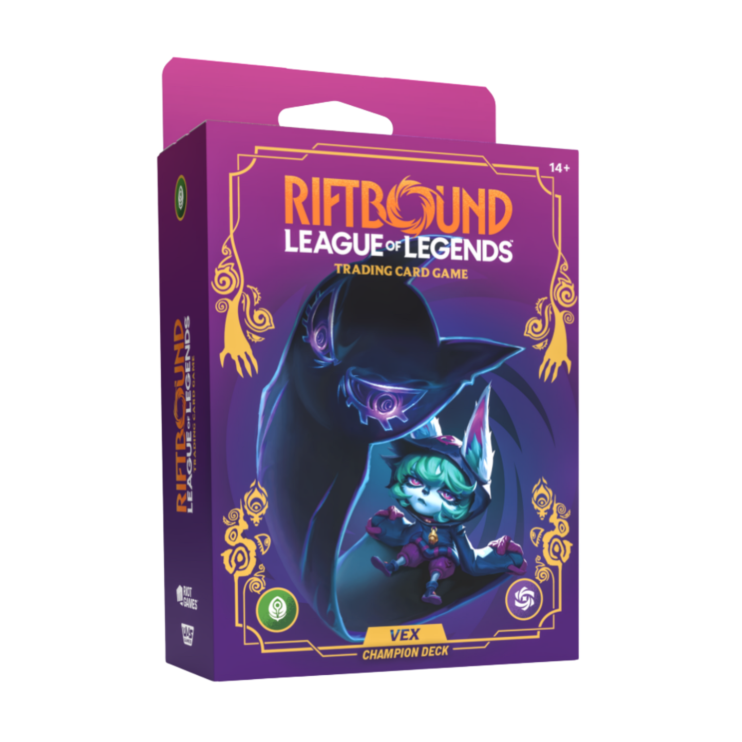 Riftbound: League of Legends TCG — Unleashed Champion Deck: Vex Display