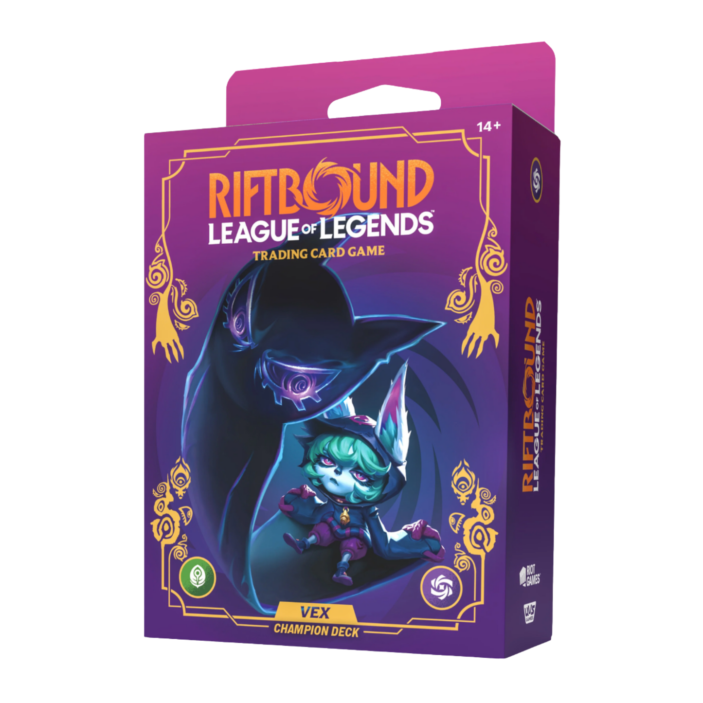 Riftbound: League of Legends TCG — Unleashed Champion Deck: Vex Display