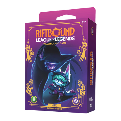 Riftbound: League of Legends TCG — Unleashed Champion Deck: Vex Display