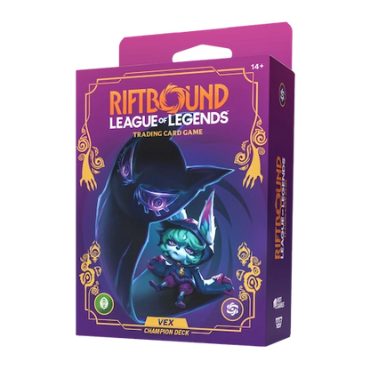 Riftbound: League of Legends TCG — Unleashed Champion Deck: Vex Display
