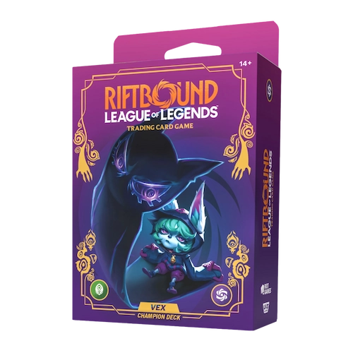 Riftbound: League of Legends TCG — Unleashed Champion Deck: Vex Display