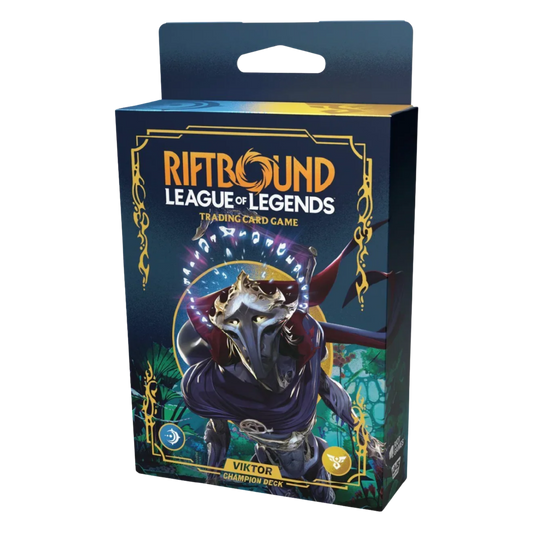 Riftbound: League of Legends TCG — Origins Champion Deck Display: Viktor (4 Decks)
