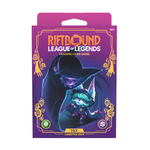 Riftbound: League of Legends TCG — Unleashed Champion Deck: Vex Display